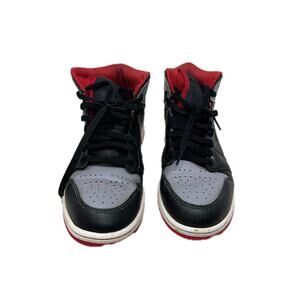 Nike Jordan 1 Mid Bred Shadow Shoes Mens 10.5 DQ8426-006